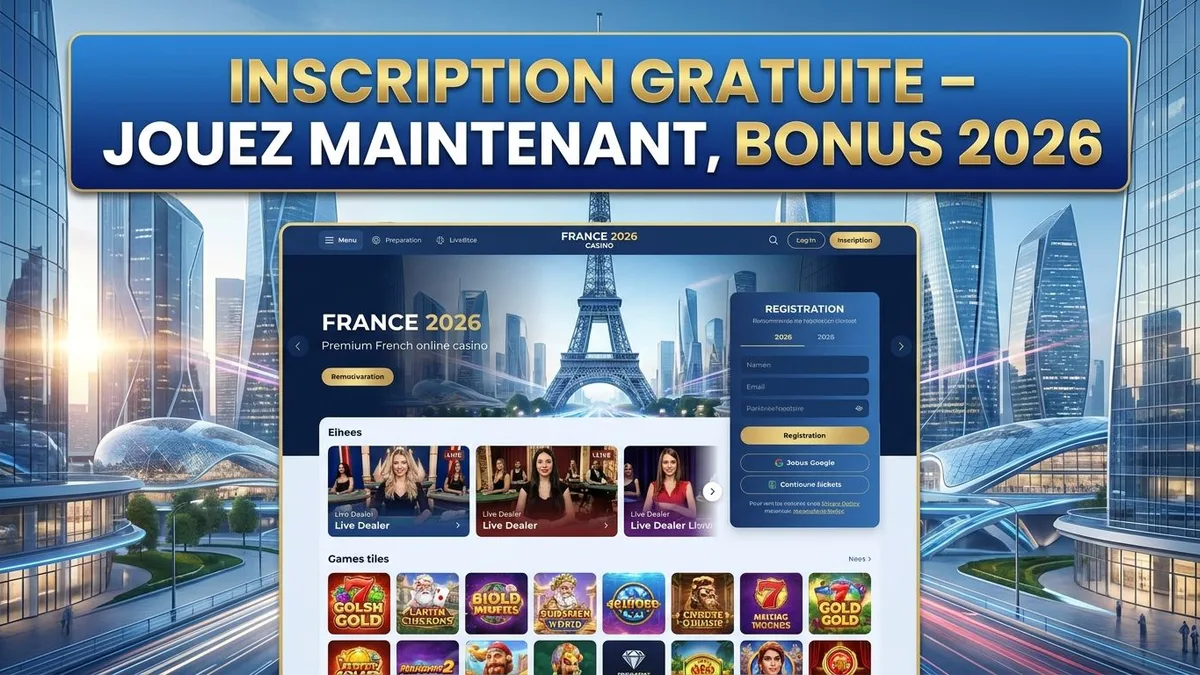 Inscription avec bonus